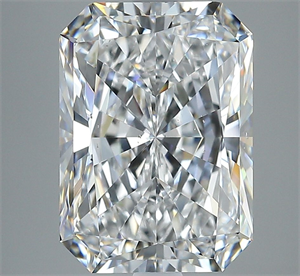 Picture of Natural Diamond 5.01 Carats, Radiant with  Cut, D Color, SI1 Clarity and Certified by GIA