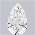 Diamante Natural 5.01 quilates, De pera , Color G, claridad SI1 y certificado HRD
