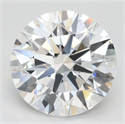 Lab Grown Diamond 3.52 Carats, Round with Ideal Cut, D Color, IF Clarity and Certified by IGI