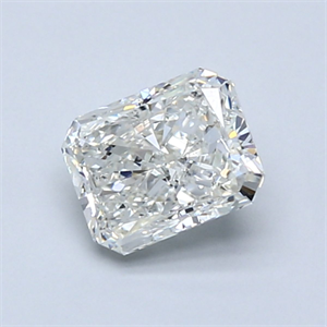 Picture of Natural Diamond 1.00 Carats, Radiant with  Cut, I Color, SI2 Clarity and Certified by GIA