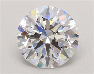 Picture of Lab Grown Diamond 3.04 Carats, Round with Ideal Cut, E Color, VVS2 Clarity and Certified by IGI