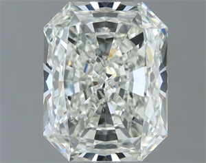 Picture of Natural Diamond 1.01 Carats, Radiant with  Cut, H Color, VS1 Clarity and Certified by IGI