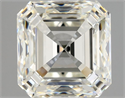 Natural Diamond 1.51 Carats, Asscher with  Cut, L Color, IF Clarity and Certified by GIA