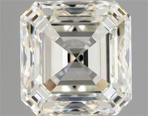 Picture of Natural Diamond 1.51 Carats, Asscher with  Cut, L Color, IF Clarity and Certified by GIA