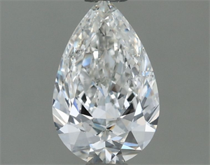 Picture of Natural Diamond 0.50 Carats, Pear with  Cut, H Color, SI1 Clarity and Certified by GIA