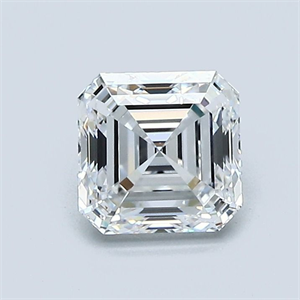 Picture of Natural Diamond 1.20 Carats, Asscher with  Cut, D Color, VVS2 Clarity and Certified by GIA