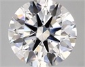 Lab Grown Diamond 4.37 Carats, Round with Ideal Cut, E Color, VS1 Clarity and Certified by IGI