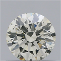 Diamante Natural 0.51 quilates, Redondo , Color J, claridad SI1 y certificado IGI