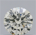 Diamante Natural 0.51 quilates, Redondo , Color J, claridad SI1 y certificado IGI