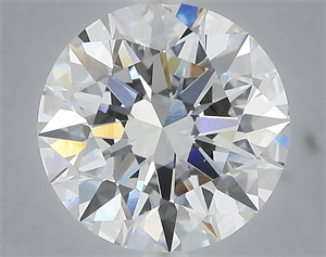 Picture of Lab Grown Diamond 5.02 Carats, Round with Excellent Cut, F Color, VS1 Clarity and Certified by IGI
