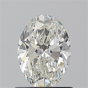 Picture of Natural Diamond 0.90 Carats, Oval with  Cut, H Color, SI1 Clarity and Certified by GIA