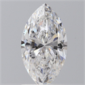 Natural Diamond 1.21 Carats, Marquise with  Cut, D Color, VS2 Clarity and Certified by GIA