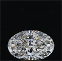 Natural Diamond 4.02 Carats, Oval with  Cut, G Color, IF Clarity and Certified by GIA