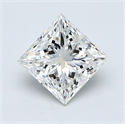 Diamante Natural 1.03 quilates, Princesa , Color H, claridad VS2 y certificado GIA