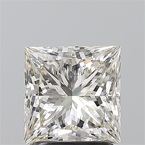 Foto Diamante Natural 1.70 quilates, Princesa , Color L, claridad SI1 y certificado GIA de