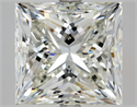 Diamante Natural 5.01 quilates, Princesa , Color I, claridad VS1 y certificado HRD