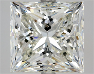 Picture of Natural Diamond 5.01 Carats, Princess with  Cut, K Color, VS1 Clarity and Certified by GIA