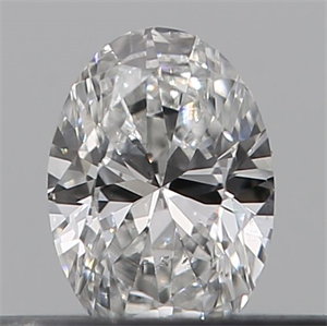 Picture of Natural Diamond 0.18 Carats, Oval with  Cut, E Color, SI1 Clarity and Certified by GIA