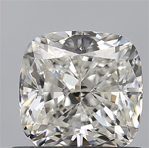 Foto Diamante Natural 0.90 quilates, Del cojín , Color H, claridad IF y certificado GIA de