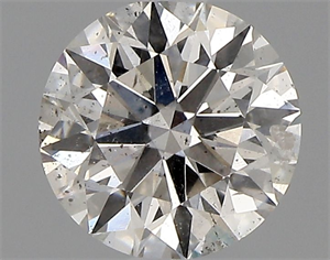 Picture of Natural Diamond 0.90 Carats, Round with Excellent Cut, H Color, SI2 Clarity and Certified by HRD