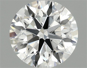 Picture of Lab Grown Diamond 1.07 Carats, Round with Excellent Cut, E Color, VVS2 Clarity and Certified by IGI