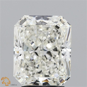 Picture of Natural Diamond 3.02 Carats, Radiant with  Cut, J Color, VS1 Clarity and Certified by GIA