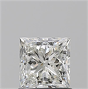 Diamante Natural 1.01 quilates, Princesa , Color J, claridad VVS1 y certificado GIA
