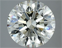 Natural Diamond 4.23 Carats, Round with Excellent Cut, M Color, SI1 Clarity and Certified by GIA