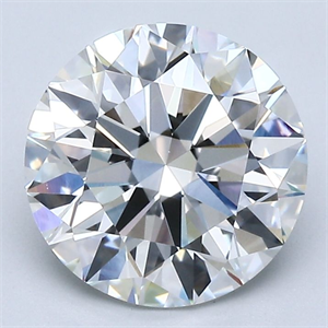 Foto Diamante Natural 2.50 quilates, Redondo , Color G, claridad VS1 y certificado GIA de