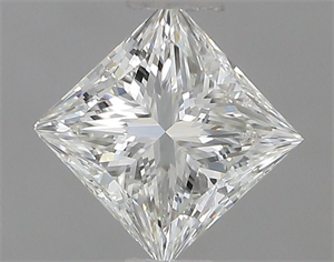 Picture of Natural Diamond 0.70 Carats, Princess with  Cut, I Color, VS2 Clarity and Certified by GIA