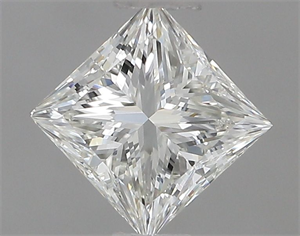 Picture of Natural Diamond 0.70 Carats, Princess with  Cut, I Color, VS2 Clarity and Certified by GIA