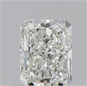 Natural Diamond 0.70 Carats, Radiant with  Cut, J Color, IF Clarity and Certified by GIA