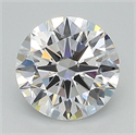 Lab Grown Diamond 1.31 Carats, Round with Ideal Cut, D Color, VS1 Clarity and Certified by IGI