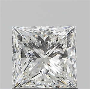 Picture of Natural Diamond 1.00 Carats, Princess with  Cut, G Color, SI1 Clarity and Certified by GIA