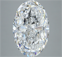 Natural Diamond 7.02 Carats, Oval with  Cut, D Color, SI1 Clarity and Certified by GIA