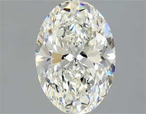 Picture of Natural Diamond 1.74 Carats, Oval with  Cut, J Color, SI1 Clarity and Certified by GIA