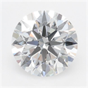 Lab Grown Diamond 1.09 Carats, Round with Ideal Cut, D Color, VVS1 Clarity and Certified by IGI