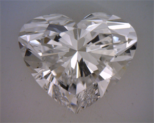 Picture of Natural Diamond 1.70 Carats, Heart with  Cut, D Color, VS2 Clarity and Certified by GIA