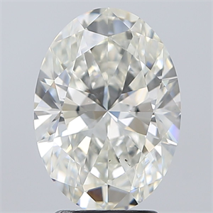 Picture of Natural Diamond 3.01 Carats, Oval with  Cut, I Color, VS2 Clarity and Certified by GIA