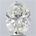 Natural Diamond 3.01 Carats, Oval with  Cut, I Color, VS2 Clarity and Certified by GIA