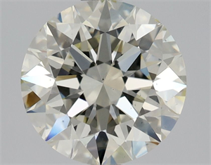 Foto Diamante Natural 1.32 quilates, Redondo , Color L, claridad VS1 y certificado HRD de