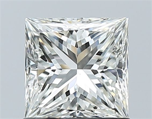 Picture of Natural Diamond 1.01 Carats, Princess with  Cut, I Color, VS2 Clarity and Certified by GIA