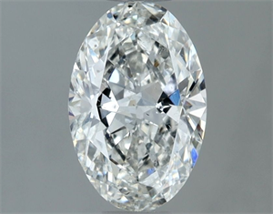 Picture of Natural Diamond 1.01 Carats, Oval with  Cut, H Color, SI2 Clarity and Certified by GIA