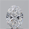 Natural Diamond 0.92 Carats, Oval with  Cut, D Color, VVS1 Clarity and Certified by GIA