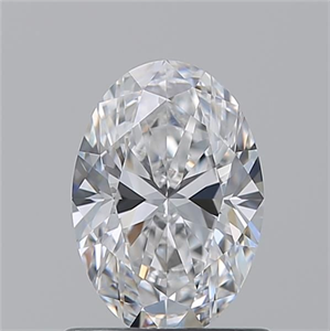 Picture of Natural Diamond 0.92 Carats, Oval with  Cut, D Color, VVS1 Clarity and Certified by GIA