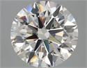 Lab Grown Diamond 3.70 Carats, Round with Ideal Cut, G Color, VS1 Clarity and Certified by IGI