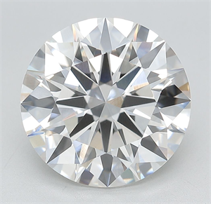 Picture of Lab Grown Diamond 7.10 Carats, Round with Ideal Cut, E Color, VVS2 Clarity and Certified by IGI