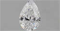 Natural Diamond 0.54 Carats, Pear with  Cut, D Color, VVS1 Clarity and Certified by GIA