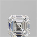 Natural Diamond 3.03 Carats, Asscher with  Cut, F Color, SI1 Clarity and Certified by GIA