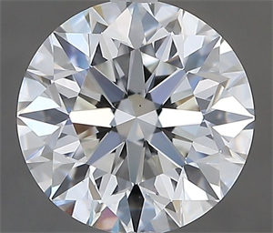 Foto Diamante Natural 1.70 quilates, Redondo , Color G, claridad VS2 y certificado GIA de